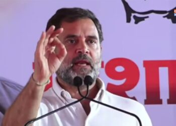 मध्यप्रदेश के शहडोल में राहुल गाँधी ने जनसभा को संबोधित किया