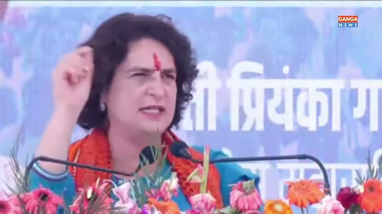 उत्तराखंड के रामनगर में प्रियंका गाँधी की रैली